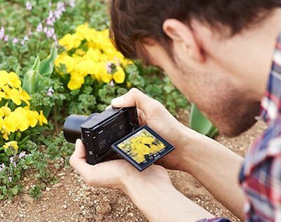 Vlogging Cool flip up display