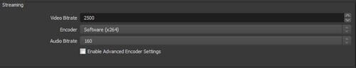 OBS Bitrate